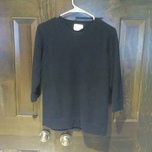 Band of Outsiders Cashmere 3/4 sleeve Knit Sweater